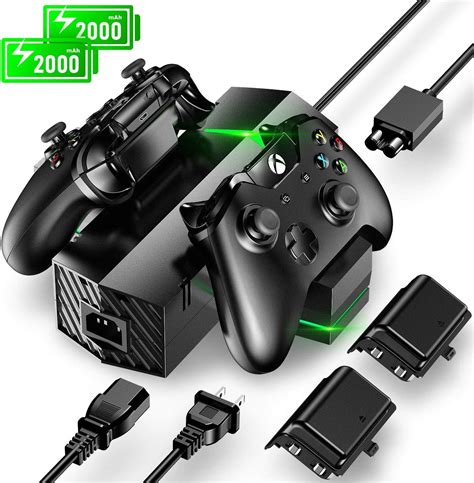 Amazon.com: Vivefox Power Station Compatible Xbox One, Xbox Power ...