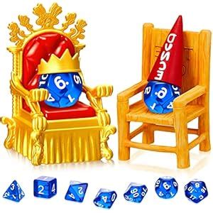 Buy 11 Pcs Dice Jail Crit Crown, Lucky Throne, Time Out Chair and Dunce ...