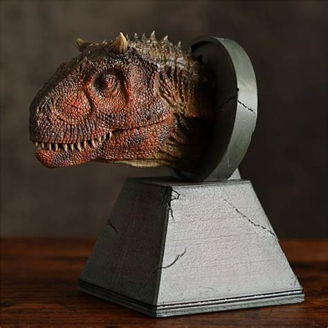 Buy Nanmu Dinosaur Head Statue Carnotaurus Spinosaurus Velociraptor ...