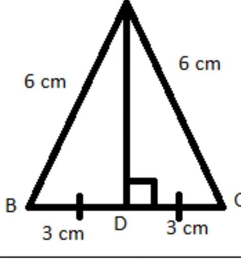 Draw Ann equalateral triangle each of whose sides is 6cm. draw its ...