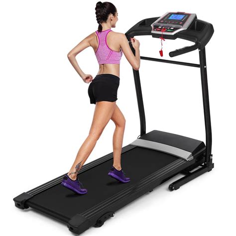 2.5HP 12 Sports Modes Folding Treadmill Fitness Folding Electric ...