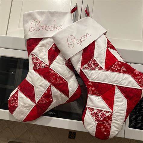 Image result for DIY Patchwork Christmas Stocking Pattern Free