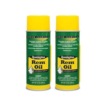 2 PACK Remington-Rem Oil Spray Gun Aerosol Cleaning Lubricant 10 Oz - 2 ...