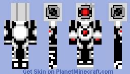 Alien Robot Minecraft Skin 的图像结果