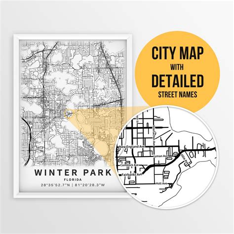 Winter Park Map Florida