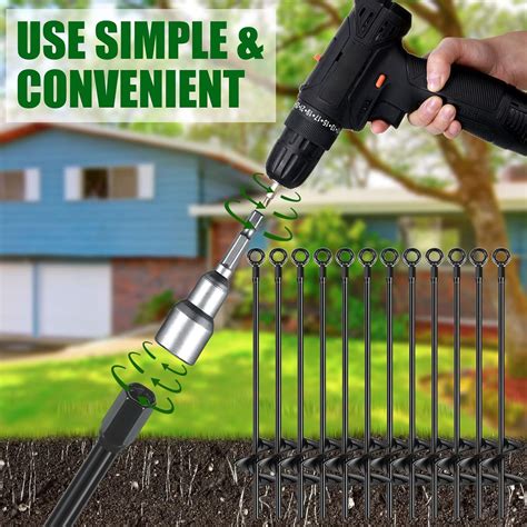 Chumia 18 Inch Ground Anchor Spiral Blade Heavy Duty India | Ubuy