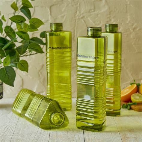 Buy Corsica Set of 4 Fridge Bottles - 1L from Home Centre at just INR 649.0