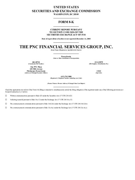 Fillable Online On December 16, 2008 , PNC Funding Corp (Funding), an ...