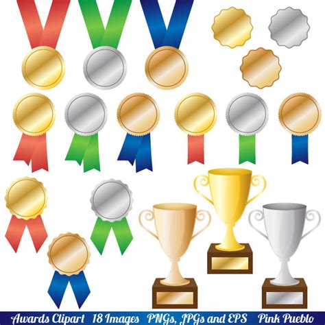 Awards Clipart Clip Art, Trophy and Ribbon Clipart Clip Art ...