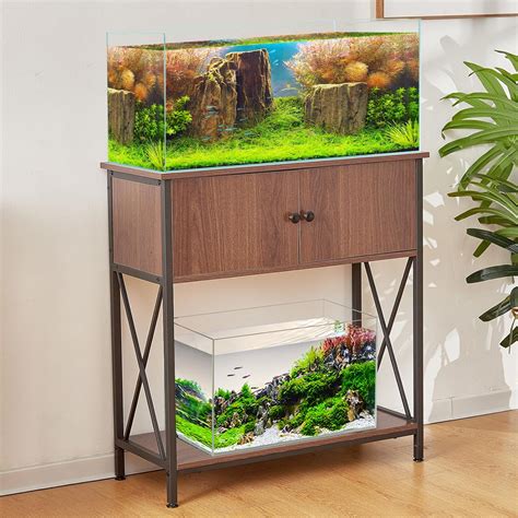 Amazon.com : LAQUAL 20-29 Gallon Aquarium Stand with Cabinet, 20 Gallon ...