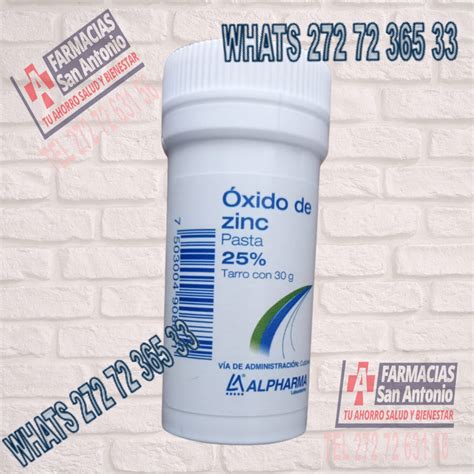 Oxido de Zinc Pasta 25% tarro 30g