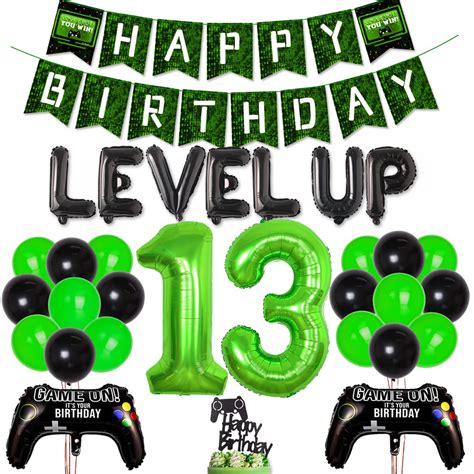 Video Game 13th Birthday Party Decorations Game on Birthday Party ...