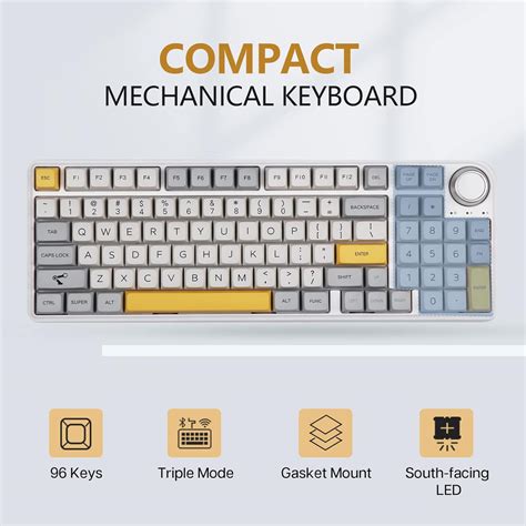 EPOMAKER TH96 96% Hot Swap RGB 2.4Ghz/Bluetooth | Ubuy India