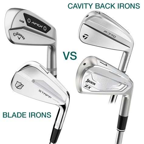 Blade Irons vs. Cavity Back Irons: Choosing Your Perfect Golf Set