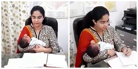 UP IAS officer brings 3-week-old baby to work; gimmick or duty, Twitter ...