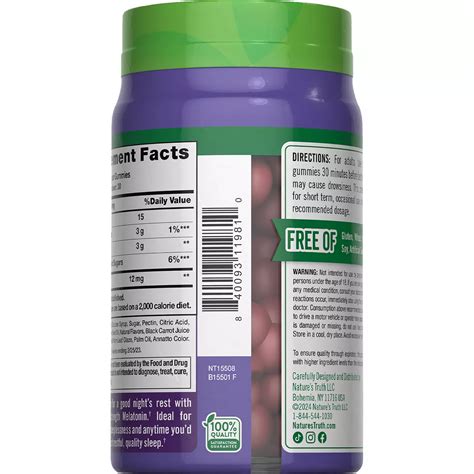 Nature's Truth Maximum Strength Sleep Melatonin 12mg Gummies - Mixed Berry - Shop Sleep ...