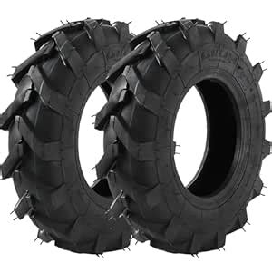 AR-PRO (2-Pack) 4.80/4.00-8 Tubeless Tires – 4PR 16-Inch Tractor Tread ...