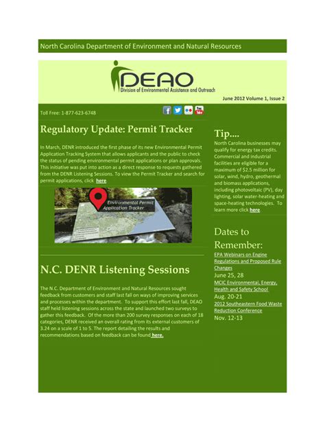 Fillable Online Environmental Application Tracker - NC DEQ Fax Email ...