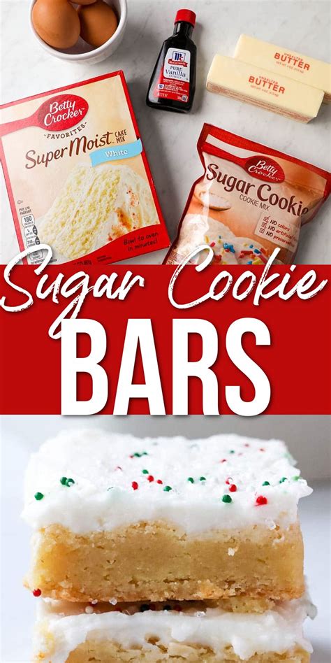 Easy Sugar Cookie Bars Recipe
