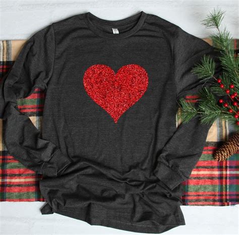 Valentines Heart Shirt, Womens Valentines Day Shirt, Cute Valentines ...