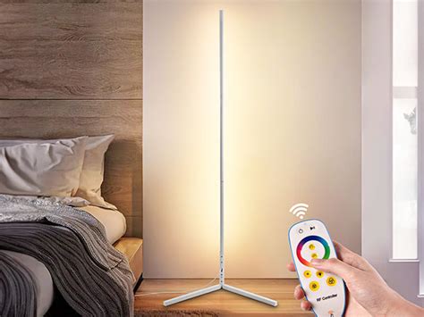Minimalist LED Corner Floor Lamp (White/2-Pack) | TMZ