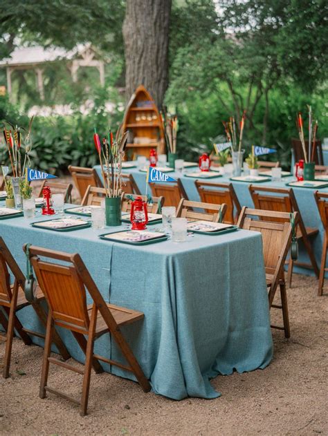 Camp-Themed Kid's Party — Mint Events | Camping theme birthday, Camping ...