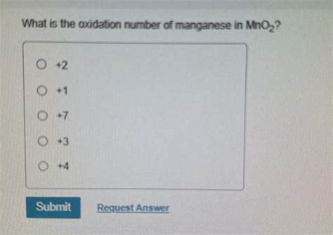 MnO2 Oxidation Number 的图像结果