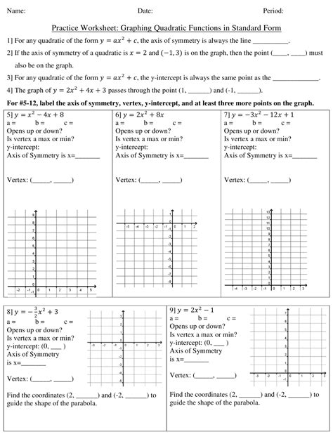 Image result for Quadratic Graph Labels