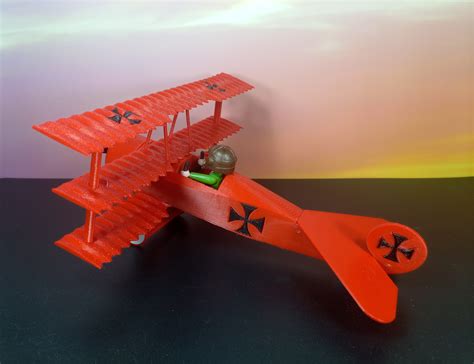 STL file RED BARON AIRPLANE / ACCESSORIES FOR PLAYMOBIL 🛩️ ・3D printer ...