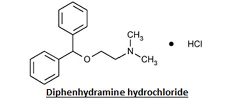 Diphenhydramine hydrochloride