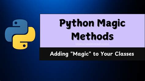 Python Magic Methods 的图像结果