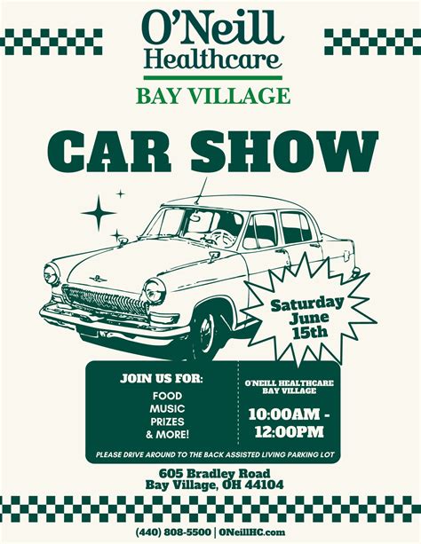 Bay Village Car Show 2024 - O'Neill Healthcare