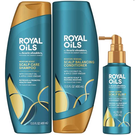 Buy Royal Oils by Head & Shoulders Sulfate Free Scalp Care Shampoo ...