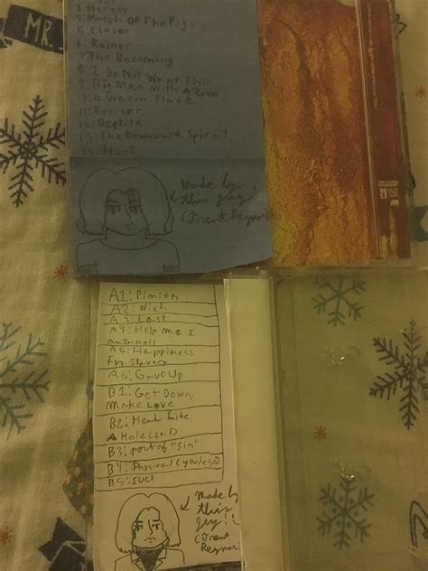 Since two of the NIN albums (Downward Spiral on CD, Broken on Cassette ...