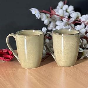 Buy Ceramic Microwave Safe Solid Milk/Tea/Coffee Mug Sorrell Brown with ...