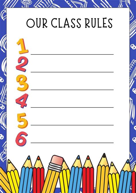 Image result for Free Classroom Rules