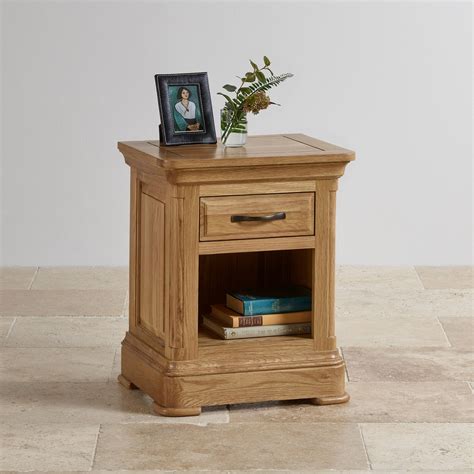Canterbury Natural Solid Oak End Table | Oak furniture land, Oak ...