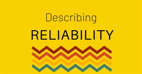Image result for Method of Reliability