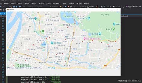 Gmap C# Example 的图像结果