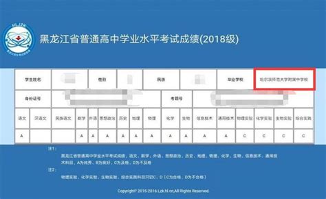 2019黑龙江普通高中学业水平考试成绩查询系统已开通