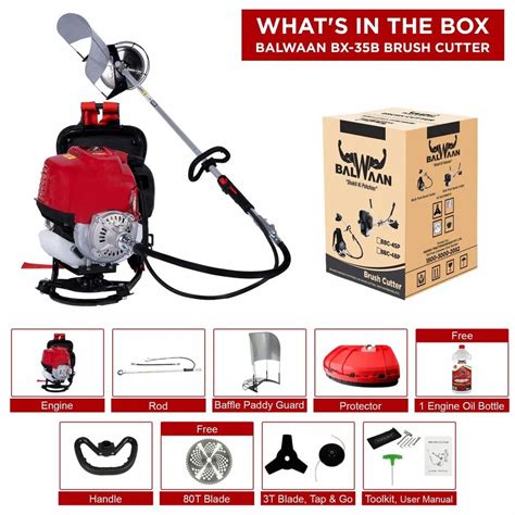 Balwaan Brush Cutter - Balwaan BX-35 4 Stroke 35cc Side Pack Brush ...