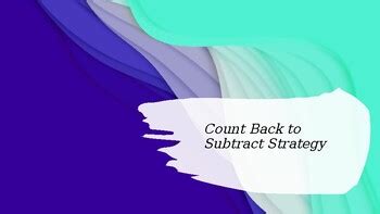 Image result for Counting Back to Subtract