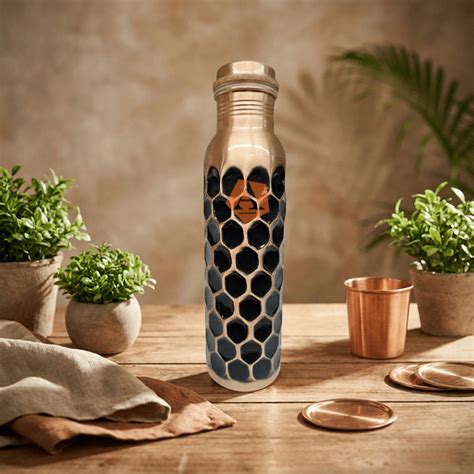 Antique Pure Copper Water Bottle – Adroit India