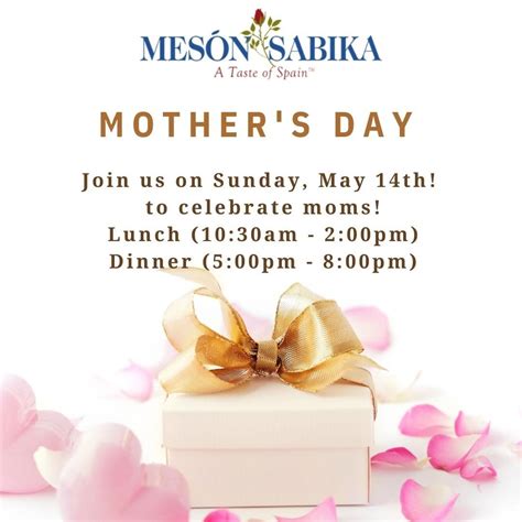 Meson Sabika | Our Mother’s Day menu is here. Preset menu at $79 per ...
