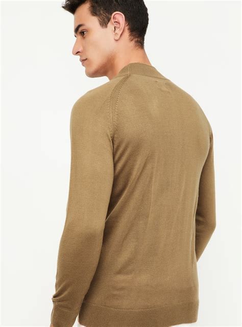 Buy Men Solid High Neck Sweater Online at just Rs. 999.0 ...