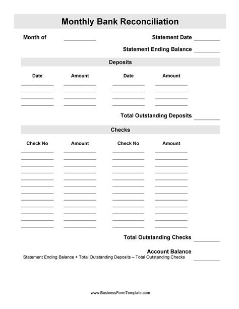 50+ Bank Reconciliation Examples & Templates [100% Free]