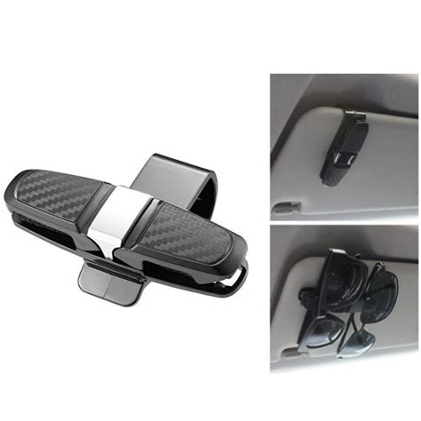 Car Sunglass Holder Eyeglasses Storage Fastener Sun Visor Clip-on Glass ...