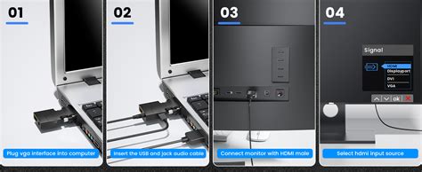 Buy MICROWARE Vga To Hdmi Adapter Converter With Audio, (Pc Vga Source ...