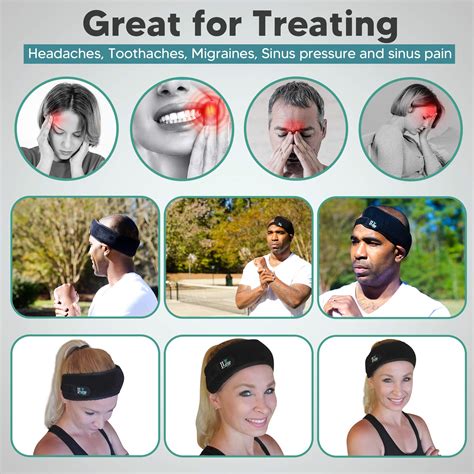 Buy Headache Relief Hot Cold Therapy Wrap for Migraine Relief Dental ...