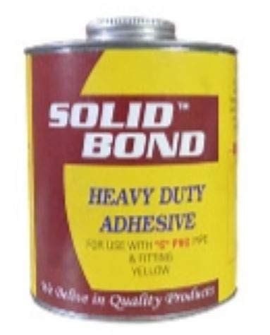 SOLID BOND C-PVC Pipe Bonding Adhesive/C-PVC Solvent Cement, YELLOW (1 ...
